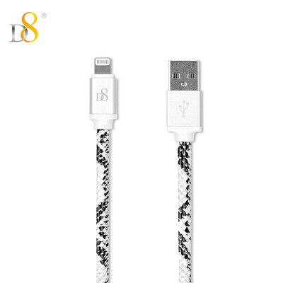 D8 MFI Approved Apple Data Cord Leather Knit Fast Charge Source Line iPhone8X7plus6s65s Charge Data Cable 1 Meter Serpentine
D8 MFI Approved Apple Data Cord Leather Knit Fast Charge Source Line iPhone8X7plus6s65s Charge Data Cable 1 Meter Serpentine