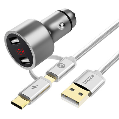 Biya car charger car charger cigarette lighter MC12 black 31A three USB one pull three intelligent output automatic shunt LDE digital voltage detection
Biya car charger car charger cigarette lighter MC12 black 31A three USB one pull three intelligent output automatic shunt LDE digital voltage detection