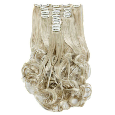 AISIHAIR 16Colors Clip in Hair Extensions 8pcs/set 22inch 55 cm Long Wavy Heat Resistant Hairpiece
AISIHAIR 16Colors Clip in Hair Extensions 8pcs/set 22inch 55 cm Long Wavy Heat Resistant Hairpiece