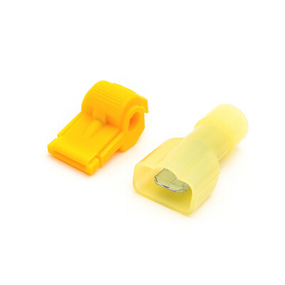 40 pieces/lot) Suyep Self-Stripping Electrical T-Tap Wire Spade Connectors Gauge Quick Splice Wire Terminals and Fully Insulated
40 pieces/lot) Suyep Self-Stripping Electrical T-Tap Wire Spade Connectors Gauge Quick Splice Wire Terminals and Fully Insulated