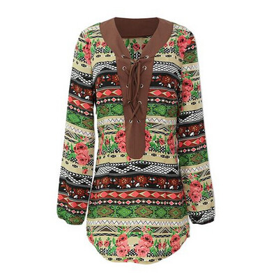 Lovaru ™ 2015 summer style women fashion printed mini dress long sleeves O-neck high quality Soft and comfortable dress
Lovaru ™ 2015 summer style women fashion printed mini dress long sleeves O-neck high quality Soft and comfortable dress