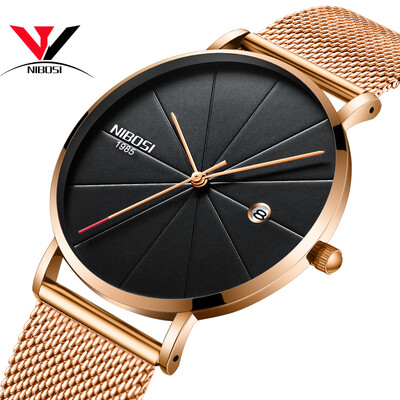 Ultra Thin Men Quartz Wrist Watch Mesh Band Simple Fashion Leather Strap Watch NIBOSI 2018 New Brand Luxury Wristwatches Relogios
Ultra Thin Men Quartz Wrist Watch Mesh Band Simple Fashion Leather Strap Watch NIBOSI 2018 New Brand Luxury Wristwatches Relogios