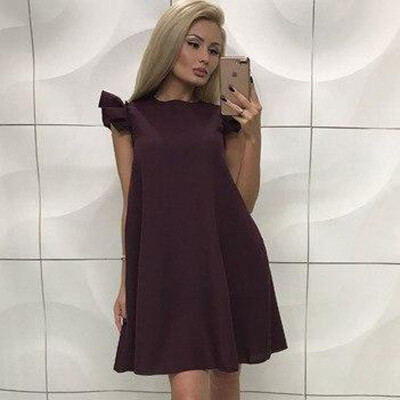 Lovaru ™ Fashion Casual Cute Women Dress Loose Solid Short Sleeve Beach Party Dress Ukraine Style 2017 Above Knee Mini Dress
Lovaru ™ Fashion Casual Cute Women Dress Loose Solid Short Sleeve Beach Party Dress Ukraine Style 2017 Above Knee Mini Dress