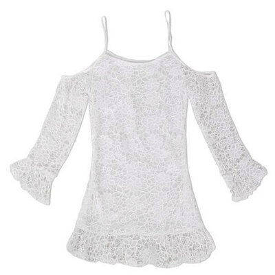 Lovaru ™2015 New Woman's dress white lace dress Long sleeved dress European and American style
Lovaru ™2015 New Woman's dress white lace dress Long sleeved dress European and American style