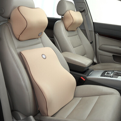 Gigi (GiGi) car headrest lumbar back G-1107 + 1110 space memory cotton waist cushions neck pillow two-piece apricot
Gigi (GiGi) car headrest lumbar back G-1107 + 1110 space memory cotton waist cushions neck pillow two-piece apricot