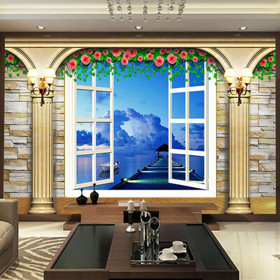 Custom Wall Mural Wallpaper Home Decor European Style Roman Column Living Room TV Background 3D Photo Wallpaper Flower Murals
Custom Wall Mural Wallpaper Home Decor European Style Roman Column Living Room TV Background 3D Photo Wallpaper Flower Murals