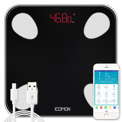 ICOMON i9u Body composition scale Electronic body fat scale USB charging APP control Bluetooth
ICOMON i9u Body composition scale Electronic body fat scale USB charging APP control Bluetooth