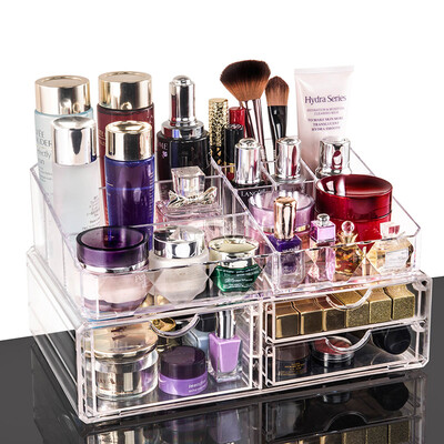 Vilscijon Victorian transparent acrylic rotating cosmetic case storage box large desktop cosmetic lipstick finishing box jewelry storage box three layers 2252
Vilscijon Victorian transparent acrylic rotating cosmetic case storage box large desktop cosmetic lipstick finishing box jewelry storage box three layers 2252