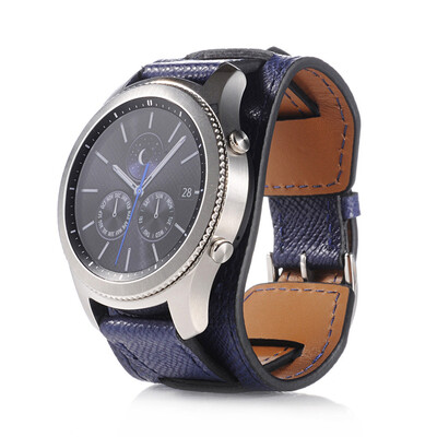 22mm Genuine Leather Watch Band Cuff Strap Bracelet For Samsung Gear S3 Frontier / S3 Classic
22mm Genuine Leather Watch Band Cuff Strap Bracelet For Samsung Gear S3 Frontier / S3 Classic