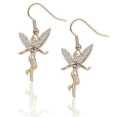 Yoursfs® 18K rose Gold Plated Tinkerbell Earring hooks Используйте чистые австрийские ювелирные изделия из хрусталя
Yoursfs® 18K rose Gold Plated Tinkerbell Earring hooks Используйте чистые австрийские ювелирные изделия из хрусталя