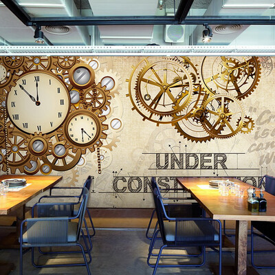 3D photo wallpaper Vintage mechanical skull clock large mural bar KTV background wallpaper theme restaurant wallpaper
3D photo wallpaper Vintage mechanical skull clock large mural bar KTV background wallpaper theme restaurant wallpaper