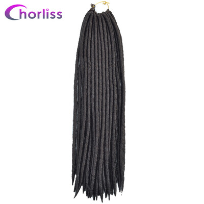 Chorliss 18Faux Locs Crochet Braids Hair Synthetic Braiding Hair Extensions 24 Strandspack 100 gpack Purple Brown Bule Color
Chorliss 18Faux Locs Crochet Braids Hair Synthetic Braiding Hair Extensions 24 Strandspack 100 gpack Purple Brown Bule Color