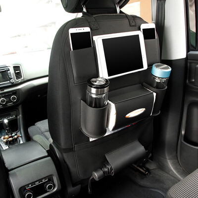 Pu Leather Car Seat Back Organizer and iPad mini Holder, Universal Use as Car Backseat Organizer for Kids, Storage Bottles, Tissue
Pu Leather Car Seat Back Organizer and iPad mini Holder, Universal Use as Car Backseat Organizer for Kids, Storage Bottles, Tissue