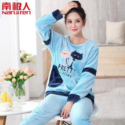 Nanjiren pajamas home service mens long-sleeved couple autumn&winter coral fleece suit
Nanjiren pajamas home service mens long-sleeved couple autumn&winter coral fleece suit