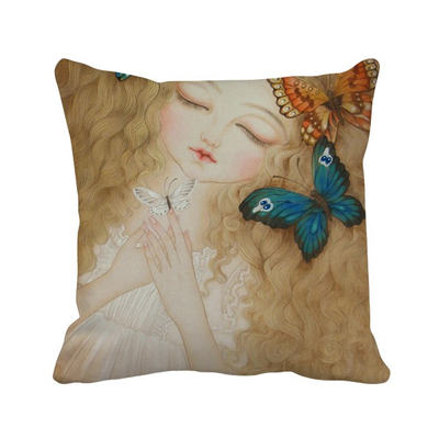 Dress Butterfly Pretty Girl Chinese Painting Polyester Toss Throw Pillow Square Cushion Gift
Dress Butterfly Pretty Girl Chinese Painting Polyester Toss Throw Pillow Square Cushion Gift