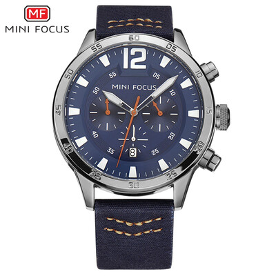 MINI FOCUS Famous Top Brand Men Quartz Watch Stainless Genuine Leather Men's Wrist Watch MF0006G
MINI FOCUS Famous Top Brand Men Quartz Watch Stainless Genuine Leather Men's Wrist Watch MF0006G