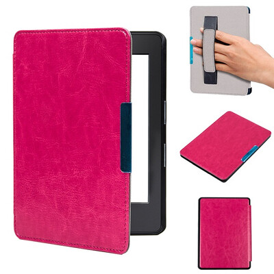 Magnet Folio PU leather smart cover case with hand grap cover for 2016 All-New Kindle 8th Generation 2016 ereader cover case
Magnet Folio PU leather smart cover case with hand grap cover for 2016 All-New Kindle 8th Generation 2016 ereader cover case