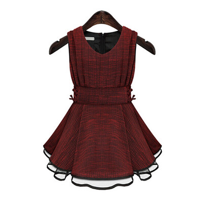 Lovaru ™2015 cute ball gown o-neck solid high quality sleeveless summer style brief simple above knee mini elegant lady's dress
Lovaru ™2015 cute ball gown o-neck solid high quality sleeveless summer style brief simple above knee mini elegant lady's dress