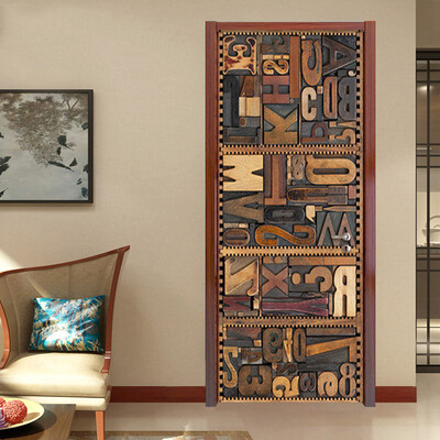3D Wood Grain English Letter Photo Wall Mural Wallpaper Cafe Bar Study Door Sticker PVC Self-Adhesive 3D Home Decor 77cm x 200cm
3D Wood Grain English Letter Photo Wall Mural Wallpaper Cafe Bar Study Door Sticker PVC Self-Adhesive 3D Home Decor 77cm x 200cm