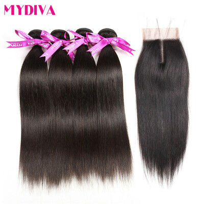 7A Brazilian Virgin Hair With Closure Middle Part Straight Brazilian Hair With 4 Bundles Straight Human hair Weave
7A Brazilian Virgin Hair With Closure Middle Part Straight Brazilian Hair With 4 Bundles Straight Human hair Weave