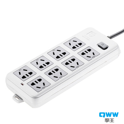Boxing QUANWANG A780B new national standard outlet socket strip row row plug wiring board drag line 8 total length control 3 meters
Boxing QUANWANG A780B new national standard outlet socket strip row row plug wiring board drag line 8 total length control 3 meters