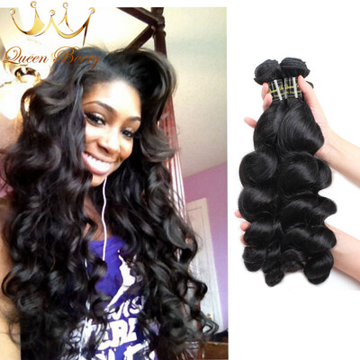 Brazilian 8A Loose Wave 1pc Queen Berry 100% Unprocessed Human Hair Orignal Human Hair 8-28inch Natural Black Color
Brazilian 8A Loose Wave 1pc Queen Berry 100% Unprocessed Human Hair Orignal Human Hair 8-28inch Natural Black Color
