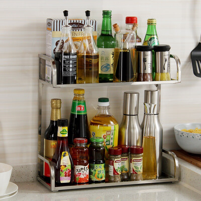 Ou Runzhe shelf stainless steel square tube two-story kitchen bottle storage shelves
Ou Runzhe shelf stainless steel square tube two-story kitchen bottle storage shelves