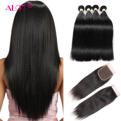 Alot Remy Hair Extension India Straight Hair with Closure 4 Bundles with 1 Lace Closure Hair Straight Weave
Alot Remy Hair Extension India Straight Hair with Closure 4 Bundles with 1 Lace Closure Hair Straight Weave