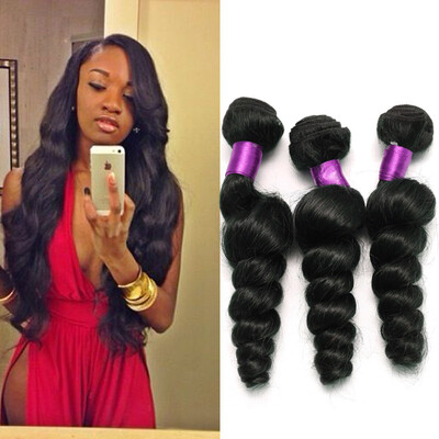 Brazilian Loose Wave Virgin Hair 3Pcs Lot Grade 7A Unprocessed Brazilian Loose Wave Virgin Human Hair Weaves Bundles Natural Black
Brazilian Loose Wave Virgin Hair 3Pcs Lot Grade 7A Unprocessed Brazilian Loose Wave Virgin Human Hair Weaves Bundles Natural Black