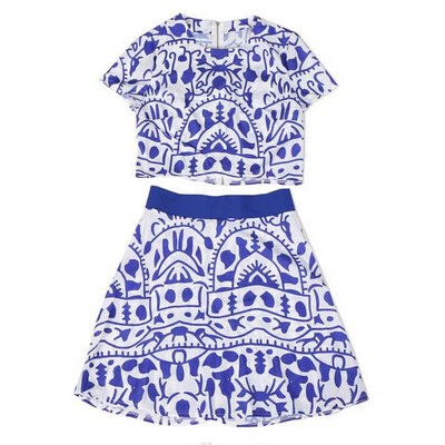 Lovaru ™summer style 2015 new women dress Blue graphic printing two pieces casual dress fashion style
Lovaru ™summer style 2015 new women dress Blue graphic printing two pieces casual dress fashion style