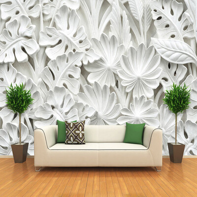 Modern Simple Abstract Art Wallpaper 3D Relief White Leaves Pattern Gypsum Mural Living Room TV Sofa Backdrop Wall 3D Home Decor
Modern Simple Abstract Art Wallpaper 3D Relief White Leaves Pattern Gypsum Mural Living Room TV Sofa Backdrop Wall 3D Home Decor