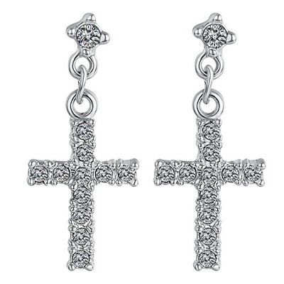 Yoursfs Cross Stud Earrings Rose GP Crucifix Clear CZ Vintage Drop Dangle Earrings Women Jewelry
Yoursfs Cross Stud Earrings Rose GP Crucifix Clear CZ Vintage Drop Dangle Earrings Women Jewelry