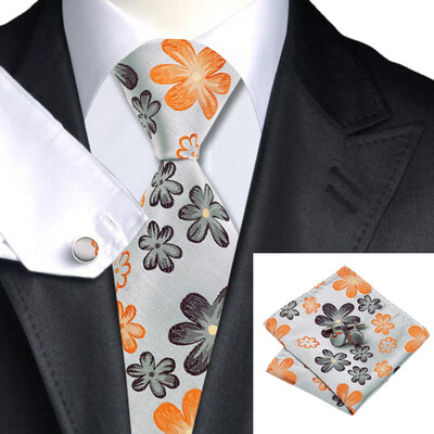 N-1016 Vogue Men Silk Tie Set Brown Floral Necktie Handkerchief Cufflinks Set Ties For Men Formal Wedding Business wholesale
N-1016 Vogue Men Silk Tie Set Brown Floral Necktie Handkerchief Cufflinks Set Ties For Men Formal Wedding Business wholesale