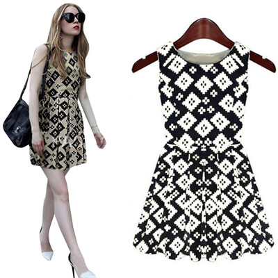 Lovaru ™2015 cute ball gown o-neck high quality sleeveless summer style brief mini sexy club lady's grid dresses
Lovaru ™2015 cute ball gown o-neck high quality sleeveless summer style brief mini sexy club lady's grid dresses