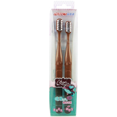 times Jiajie (PERFCT) only love heart soft hair couple toothbrush × 2 F555 (passionate chocolate models random color
times Jiajie (PERFCT) only love heart soft hair couple toothbrush × 2 F555 (passionate chocolate models random color