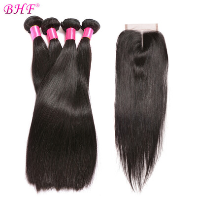 BHF Hair 4 Bundles With Closure Malaysian Virgin Hair Straight Deal 100 Unprocessed Human Hair Weave 8-32 Inches Dyeable&Bleachab
BHF Hair 4 Bundles With Closure Malaysian Virgin Hair Straight Deal 100 Unprocessed Human Hair Weave 8-32 Inches Dyeable&Bleachab
