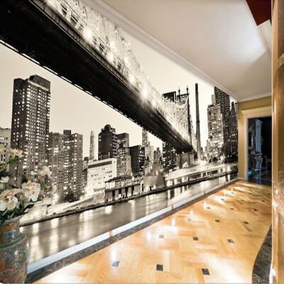 Home Improvement Custom 3D Wall Mural Retro Black And White City Bridge Landscape Photo Wallpaper Office Living Room Wall Papers
Home Improvement Custom 3D Wall Mural Retro Black And White City Bridge Landscape Photo Wallpaper Office Living Room Wall Papers