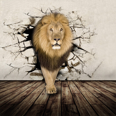 3D Lifelike Animal Mural Wallpaper Customized Rhino Lion Elephants Non-Woven Fabric Wall Mural New Photo Wallpaper Home Decor
3D Lifelike Animal Mural Wallpaper Customized Rhino Lion Elephants Non-Woven Fabric Wall Mural New Photo Wallpaper Home Decor