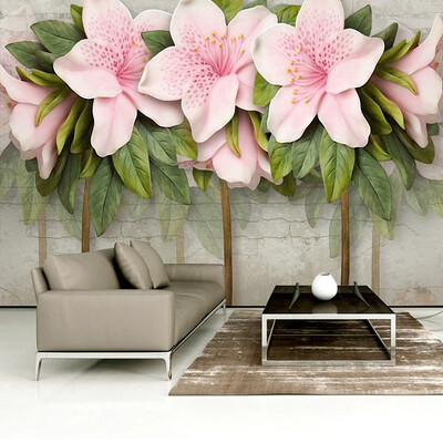 3D Wallpaper Stereo Relief Pink Flowers Leaves Brick Wall Murals Bedroom Living Room TV Sofa Backdrop Wall Paintings Home Decor
3D Wallpaper Stereo Relief Pink Flowers Leaves Brick Wall Murals Bedroom Living Room TV Sofa Backdrop Wall Paintings Home Decor