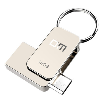 DM PD020 USB flash drive OTG mobile phone U disk 16GB U disk full metal 360 degree rotation mini OTG mobile computer dual-use silver
DM PD020 USB flash drive OTG mobile phone U disk 16GB U disk full metal 360 degree rotation mini OTG mobile computer dual-use silver
