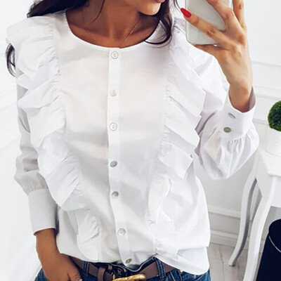 2017 Autumn Women White Blouse Fashion Casual Buttons Blouse Women Vintage Elegant Lace Chiffon Tops
2017 Autumn Women White Blouse Fashion Casual Buttons Blouse Women Vintage Elegant Lace Chiffon Tops