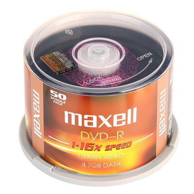 Maxell (Maxell) DVD-R 16 тайваньский скорость 4,7 г классический черный серии фиолетовый узор диски SIM-бочка 50
Maxell (Maxell) DVD-R 16 тайваньский скорость 4,7 г классический черный серии фиолетовый узор диски SIM-бочка 50