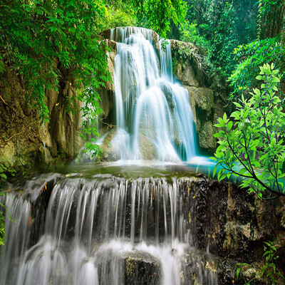 Custom Wall Mural Photo Wall Paper 3D Green Forest Waterfall Natural Landscape Painting Non-woven Straw Textured Wallpaper Mural
Custom Wall Mural Photo Wall Paper 3D Green Forest Waterfall Natural Landscape Painting Non-woven Straw Textured Wallpaper Mural