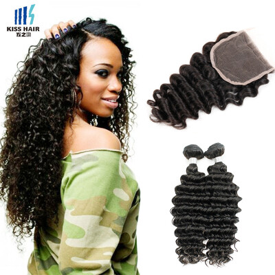 kiss hair cheap 8 A grade nature color deep wave hair extension raw Brazilian human hair weaving 2 bundles with 44 lace closure
kiss hair cheap 8 A grade nature color deep wave hair extension raw Brazilian human hair weaving 2 bundles with 44 lace closure