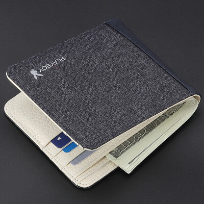 Playboy playboy wallet mens short section youth mens wallet student canvas wallet tide Korean version of the youth ticket holder creative wallet thin PAA7523-
Playboy playboy wallet mens short section youth mens wallet student canvas wallet tide Korean version of the youth ticket holder creative wallet thin PAA7523-