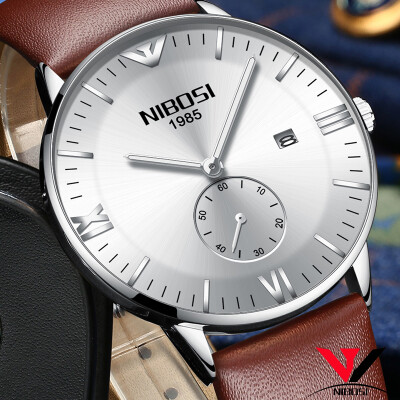 Fashionable Simple Waterproof Watches NIBOSI Wrist Watch Leather Strap Genuine Quartz Wristwatch Brand Men Watch Luxury Casual
Fashionable Simple Waterproof Watches NIBOSI Wrist Watch Leather Strap Genuine Quartz Wristwatch Brand Men Watch Luxury Casual