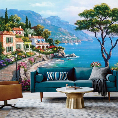 Custom 3D Mural Wallpaper Mediterranean Oil Painting Landscape Wall Papers Home Decor Living Room Sofa TV Background Wall Paper
Custom 3D Mural Wallpaper Mediterranean Oil Painting Landscape Wall Papers Home Decor Living Room Sofa TV Background Wall Paper