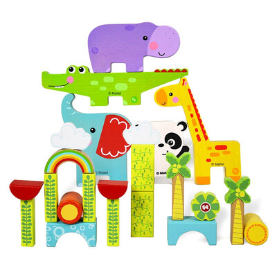 Fisher-Price игрушка строительные блоки бой вставлены маленькие животные Пинг Хенг блоки FP6003 
Fisher-Price игрушка строительные блоки бой вставлены маленькие животные Пинг Хенг блоки FP6003