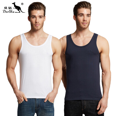 Kangshu DaiShu 2 Pack Mens vest Mens cotton casual sports tide mens vest bottoming shirt white sapphire
Kangshu DaiShu 2 Pack Mens vest Mens cotton casual sports tide mens vest bottoming shirt white sapphire