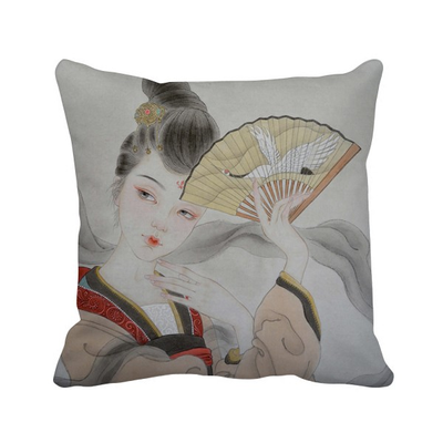 Beauty Folding Fan Chinese Painting Polyester Toss Throw Pillow Square Cushion Gift
Beauty Folding Fan Chinese Painting Polyester Toss Throw Pillow Square Cushion Gift